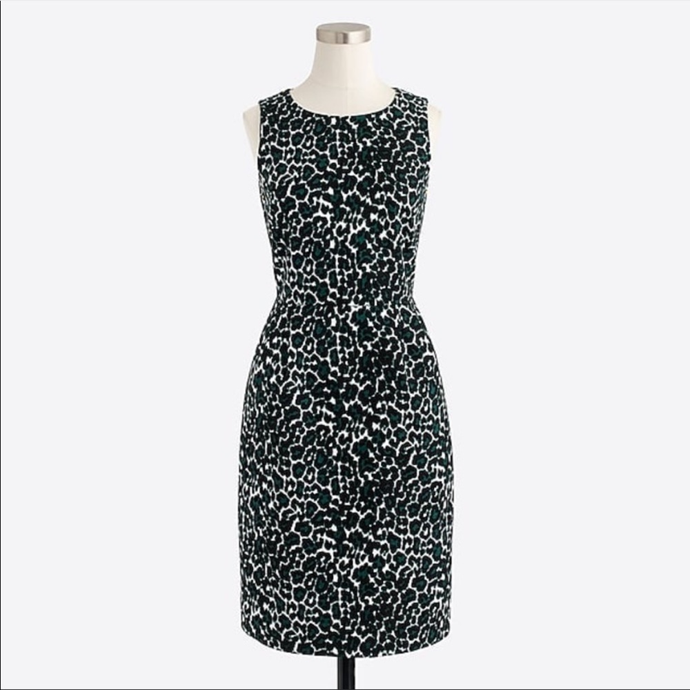 Leopard Print Sheath Dress - J. Crew 14